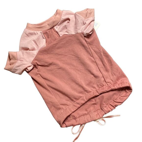 Namaste Dusty Rose Pink Dog Shirt NWT - Picture 3 of 8